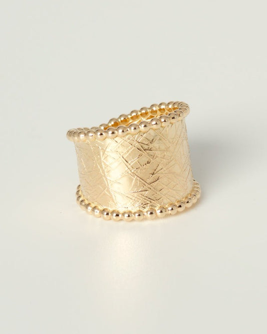 Byzantia Ring, 18k Gold Plate - Tea & Tonic Matakana - Charlotte Penman