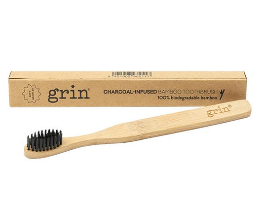 Charcoal Infused Toothbrush - Tea & Tonic Matakana - Grin