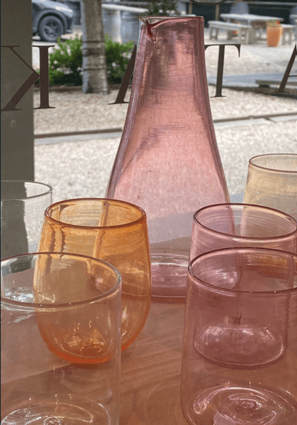 Hand-blown Glass Carafe - Tea & Tonic Matakana - Monmouth Glass Studio