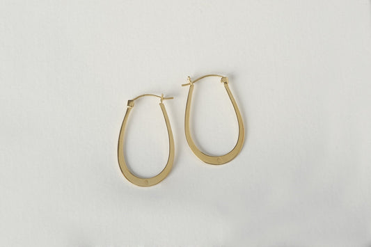 Maheni Hoops, 18k Rolled Gold - Tea & Tonic Matakana - Charlotte Penman