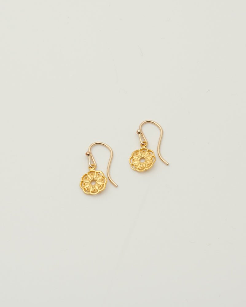 Mini Wild Earrings, 18k Gold Plate - Tea & Tonic Matakana - Charlotte Penman