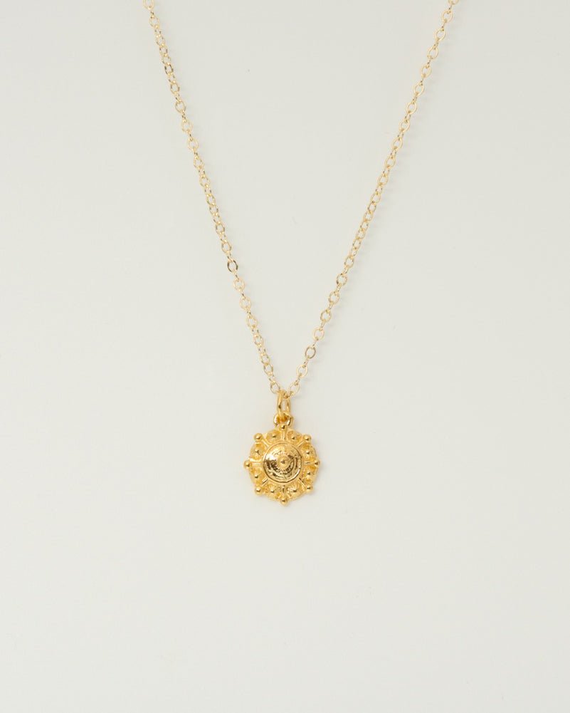 Ra Necklace, 18k Gold Plate - Tea & Tonic Matakana - Charlotte Penman