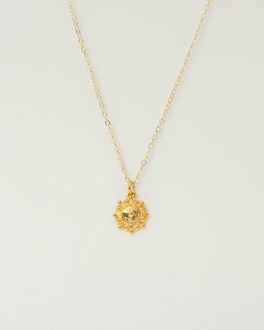 Ra Necklace, 18k Gold Plate - Tea & Tonic Matakana - Charlotte Penman