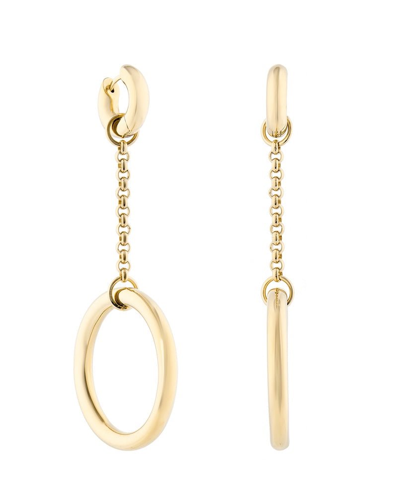 The Anita 2-in-1 Earrings 3, Pair, Gold Vermeil - Tea & Tonic Matakana - Monarc Jewellery